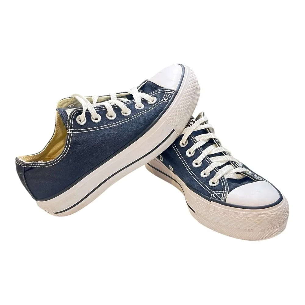 Converse Youth Chuck Taylor All Star Lift High‎ Black & White Sz US 4.5